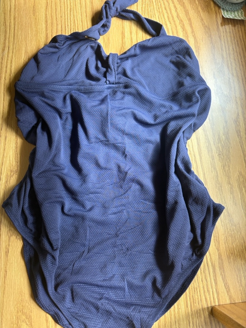 Navy Halter Swimsuit